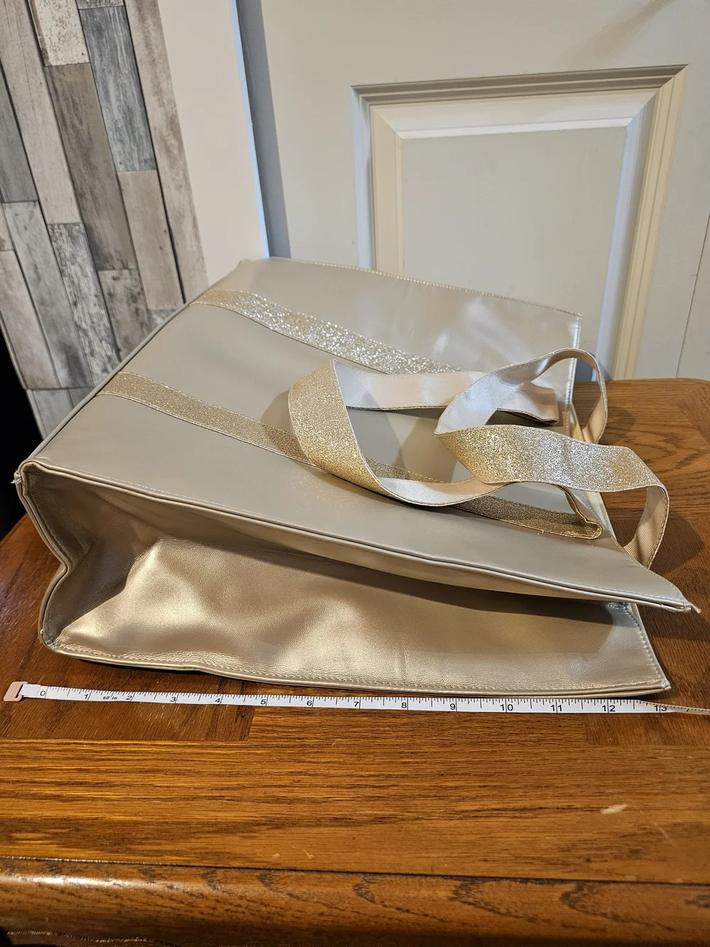 Jimmy Choo Parfums XL Gold Tote Bag